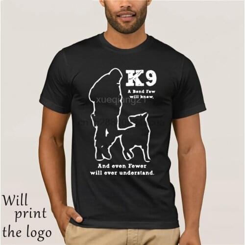 Creature Natural K9 Military Tee Shirt Man Police Military Dog K9 Mens T Shirt Fitness Casual T-Shirt For Men Clothing Crazy