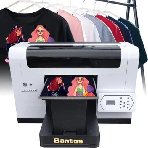 T-Shirt Inkjet Printing Machine A3 Fabric Printer Direct Textile Printing Machine 3545 Tshirt Printer