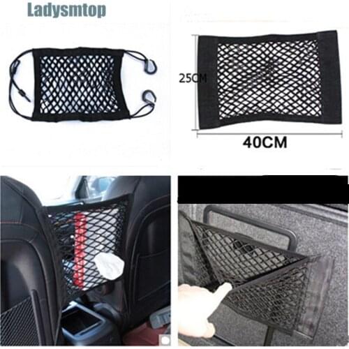 Ladysmtop Car Trunk Seat Net bag Pocket Case For Suzuki SWIFT SX4 jimny Alto Liane Grand Vitara s-cross Splash Kizashi