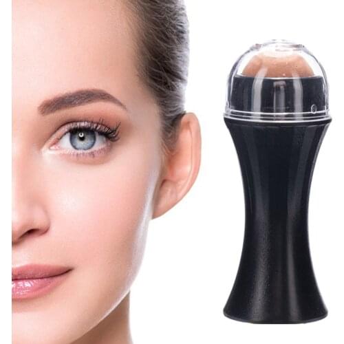 Oil-Absorbing Volcanic Face Roller, Reusable Skin Care Tool Oil Control for Travel Home Portable