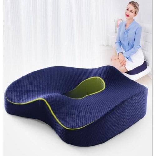 Memory Foam Seat Cushion U-shaped Hip Support Orthopedic Pillow Office Chair Car Wheelchair Hips Massage Pregnant Woman Pad