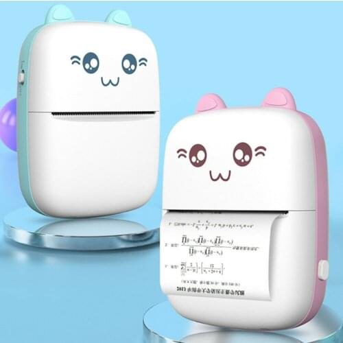 Mini Portable For Mobile Phone Wireless Bluetooth Thermal Printer Photo Label Printer Paper Printed Sheet