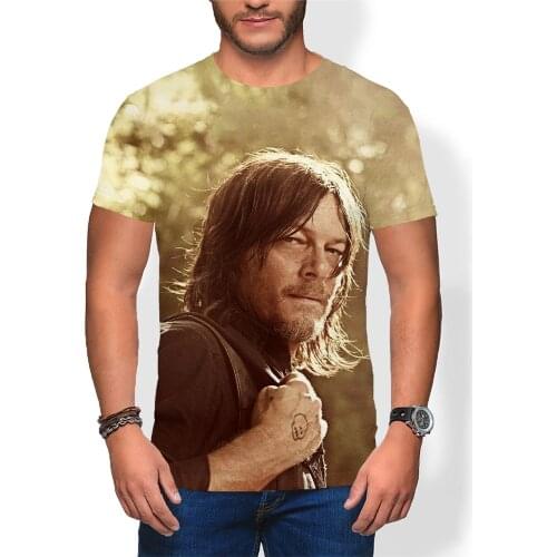 Garment Clothing The Walking Dead Die Twice Mens clothing T-shirt Casual Women Tshirt Print T shirt Harajuku Boys Sweatshirts