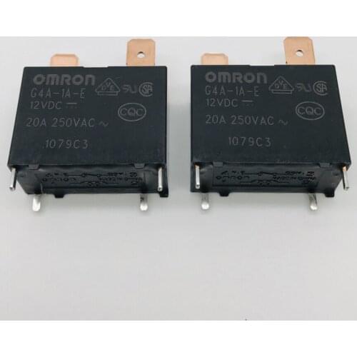 Original G4A-1A-E-12VDC 20A 250VAC relays