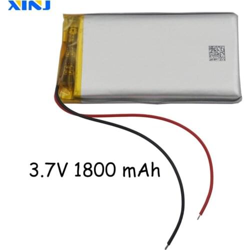 XINJ 3.7V 1800 mAh Polymer Li Lithium- Battery Lipo Cell 703565 For GPS E-Book PAD Phone LED Lighting DIY DVD