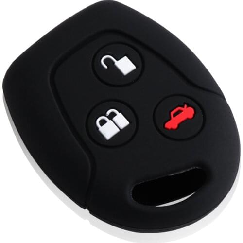 3 Buttons Remote Silicone Car Fob Key Case Cover For Ford Focus Mondeo Festiva Fusion Suit Fiesta KA Holder Protector