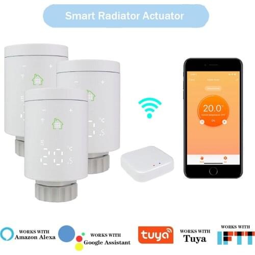 Tuya ZigBee3.0 Smart Radiator Actuator Programmable Thermostatic Valve Temperature Controller 2MQTT Setup With Alexa