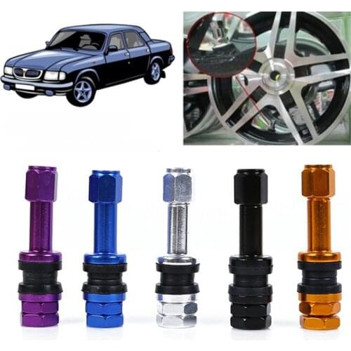 Universal Metal Car Bolt-in Tubeless Tire Valve Stem Caps Aluminum Alloy Tire Air Valve Stems Dust Caps Car Accessories