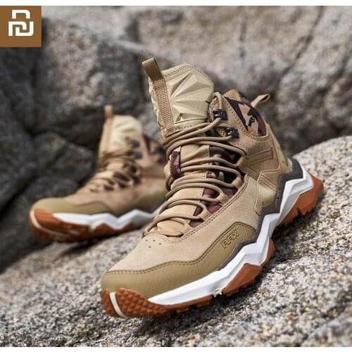 Youpin Men Hiking Shoes Dynamic Waterproof Climbing Fishing Shoes Outdoor Shoes shock absorption EVA woman High Top Winter Boots