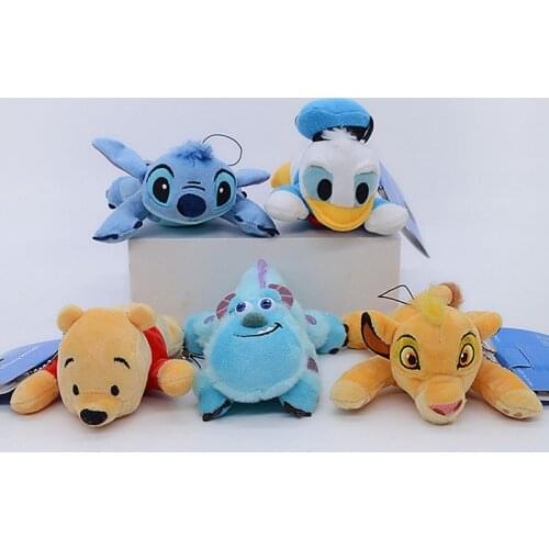 1 pc Genuine Disney Simba The Lion King stitch Donald Duck Winnie bear children toy kids plush doll Birthday Christmas gift