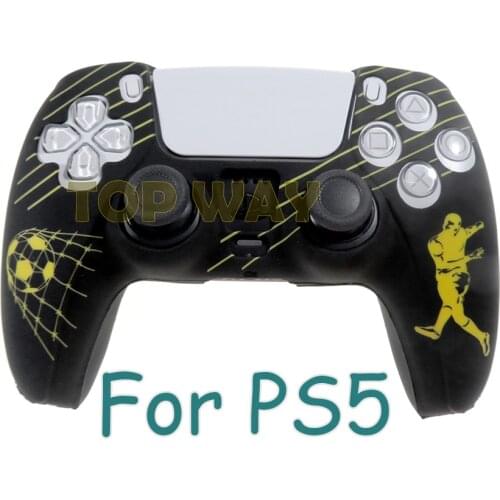 10pcs For PS5 Soft Silicone Gel Rubber Case Cover For SONY Playstation 5 For PS5 Controller Protection Case For PS5 Accessories