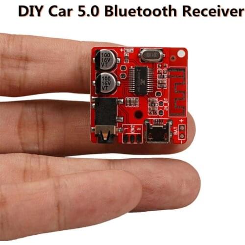 3.5mm DIY Car 5.0 Bluetooth Audio Receiver Bluetooth 5.0 JL6925A Stereo Music WAV+APE+FLAC+MP3 Lossless Decoding Stereo Output