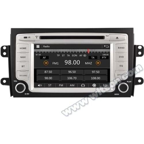 7" Special Car DVD for Suzuki SX4 2006 2007 2008 2009 2010 2011 2012 2013 2014 with Tire Pressure Monitoring System Support
