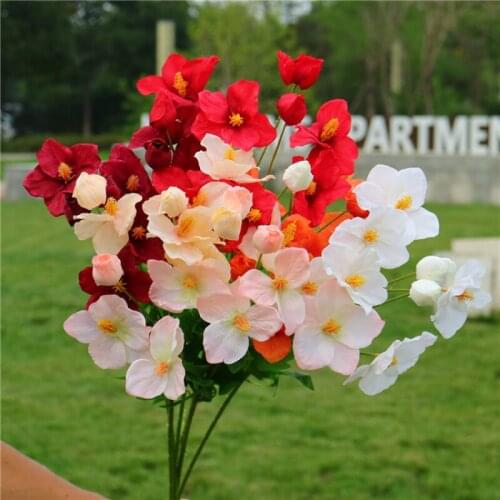 9 heads lilac artificial flower wedding party hall decoration road guide plant flowers diy home floral arrangment material