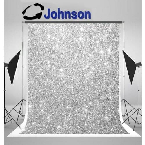 Glitter Silver Sparkly backgrounds High quality Computer print wedding backdrop