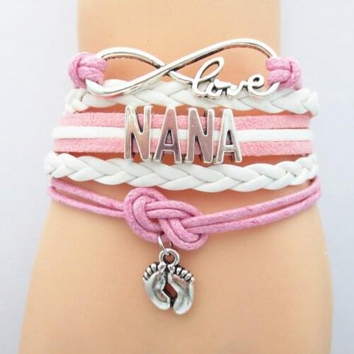 Love NANA bracelets charm girl nana bracelet fashion NANA bangle i love nana bracelet