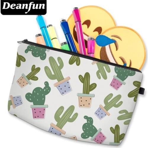Deanfun Cosmetic Bags 3D Printed Cactus Fashion Style Necessaries for Women Makeup Organizer Drpshipping 35509