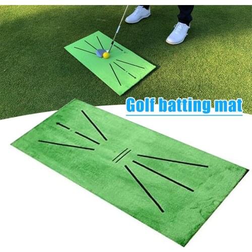 Home Outdoor Golf Training Swing Detection Mat Batting Garden Grassland Practice Training Equipment Mesh Aid Cushion Golf Mat