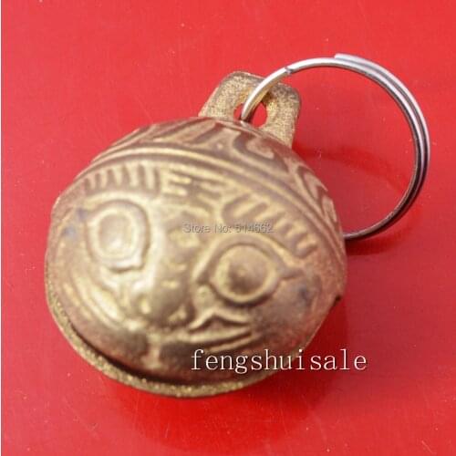 Fengshui Brass Tiger Bell: 4.2x3.3x2.8 Cm Feng Shui SKU:Y1114