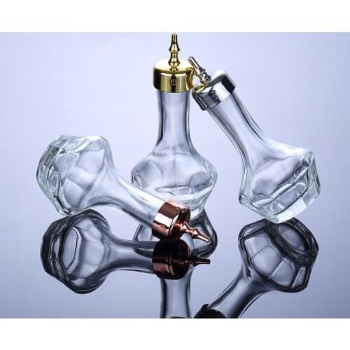 Bottle crystal bartender bottle, lead-free gadget, cool bar tool, Mini Glass essence storage room