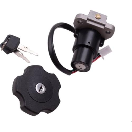 Front Complete Ignition Switch Gas Cap Lock Set Motorcycle Fit For Pulse Adrenaline Sinnis Apache Direct Bikes Superbike RMR