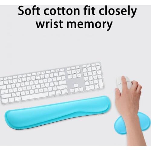 Wrist Rest Pad Professional Comfortable Memory Cotton Keyboard Mouse Wrist Hand Rest Mat for PC
