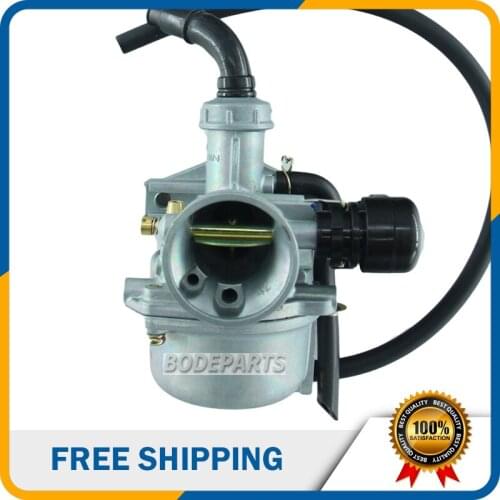 Motorcycle Carburetor kit Keihin PZ19 19mm Cable Choke Carburetor for Mini ATV Moped Scooter Use HK-143
