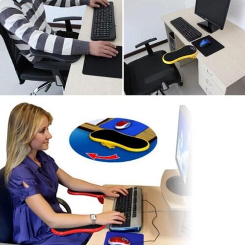 Desk Attachable Cmputer Table Arm Support Mouse Pads Arm Wrist Rests Support Mouse Pads Hand Shoulder Protect Mousepad