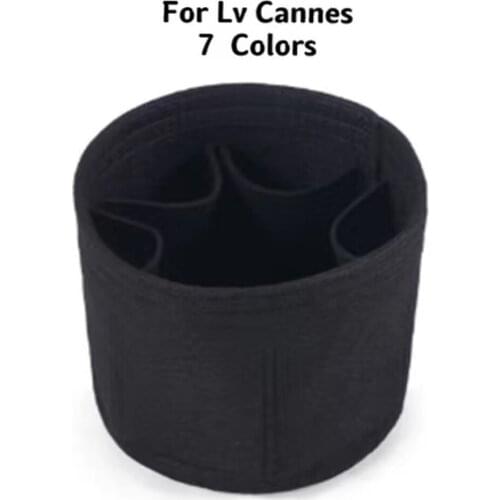 The Plug-in Bag Storage Bag Is Suitable for Cannes Bucket Cosmetic Tote Bag with Zipper Inner Bag Cosmetic Inner Bag 7 Colors