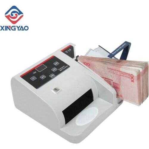 V10 Portable Money Counting Machine Fake Bankenotes Detection Cash Counter