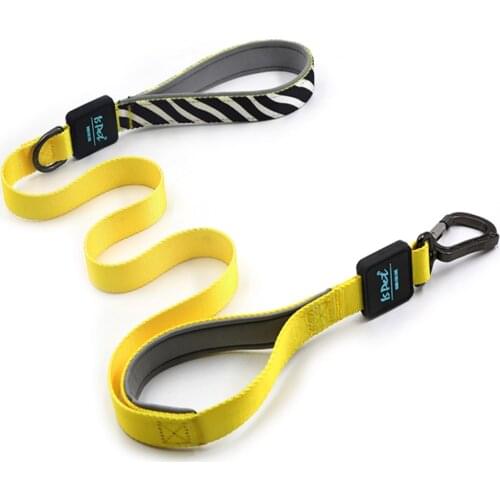 Dog Cat Leash Double handles Adjustable Traction Rope Walking Lead dog Leash For Medium Large Dogs Pets