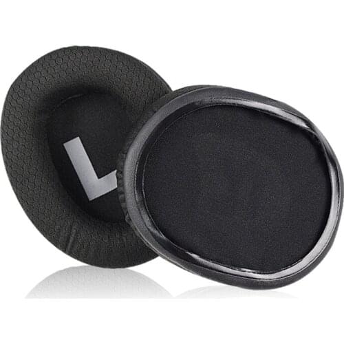 Q81F Leather/Mesh Cushion Velvet Earmuff Earphone Sleeve Cover For CORSAIR HS35 /Somic G936N/G936 PRO Headset Replacement