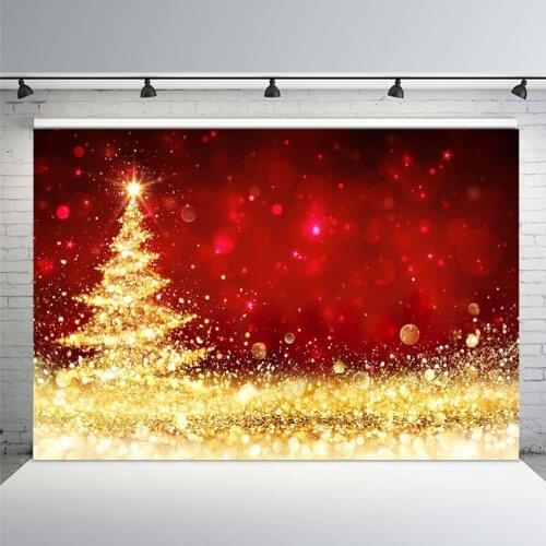 Christmas Tree White Snow Photography Backdrops New Year Decorations Xmas Snowflake Photo Studio Background Brick Fireplace