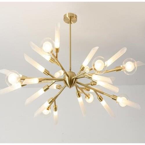 Modern Nordic LED Chandelier Ceiling Hanging Lamp Living Room Bedroom Chandelier Lighting Fixtures Home Decorations lights