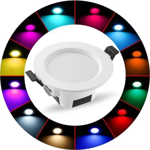 5W 9W RGB Warm Cool White Changeable LED Ceiling Lamp Down Light Bluetooth Wifi Mesh Group Control Recessed Sporting Outdoor Dim