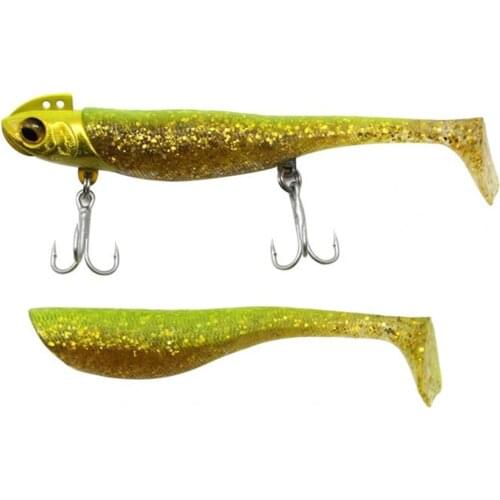 Creative Simulation Fish Bionic Bait Set with 2 Triple Hooks Fishing Tackle Fish Bionic Bait Set