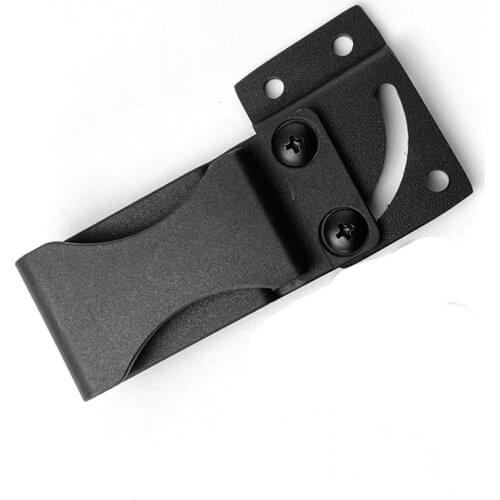 Outdoor Universal Small Strap System Belt Clip Holder Scabbard Clamps With Screws For Kydex Sheath Holster
