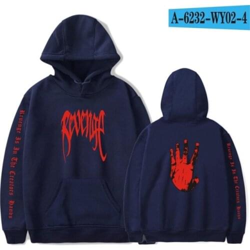 High Quality Fashion Xxxtentacion Revenge Hoodies Men/Women Sweatshirts Cotton Hoodie Sweatershirts Autumn Winter Mens Clothing