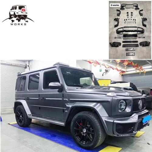W464 G63 G500 G350 front bumper rear bumper body kit for cars spoiler and wing w464 W463A G63 ship by fedex or tnt