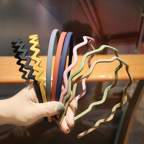 2021 Summer New Fashion Sweet Wild Sawtooth Wave Hair Band with Women Girls Hair Accessories Headpiece for Women Accessories