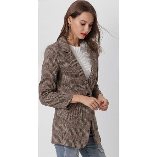 Womens blazers blazers woolen cloth new style suits for fall/winter children fashion loose short women blazers and jackets