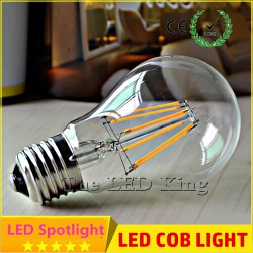 10pcs Lampada Edison Bulb Lamp Light Vintage 6W 24W Outdoor Lighting Filament 85-265V LED Bulb Rope Pendant Lamp Retro Luminaria
