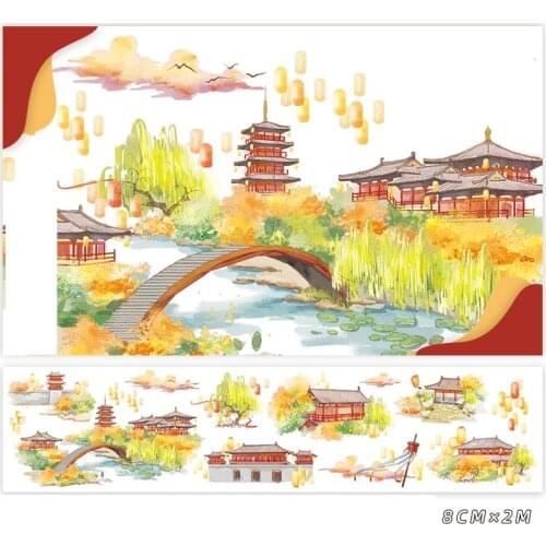 2M Changan City Of Tang Danasty Washi Tape