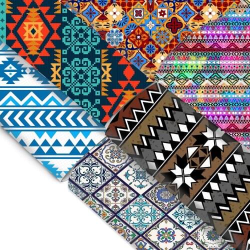 20*33cm Paisley Litchi Faux Synthetic Leather Fabric for Bows Leather Sheets for Patchwork DIY Handmade Materials,1Yc11252