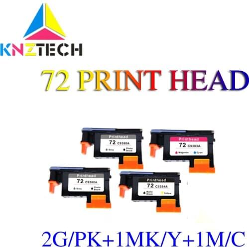 4X Printhead for hp72 Print head for 72 C9380A C9383A C9384A DesignJet T1100 T1120 T1200 T1300 T1300ps T2300 T610 T770 T790 T795