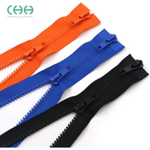 4pcs/lot Long 120cm Plastic Resin Separable Zipper Two-way Double Open Black Off White Red Tent Sleeping Bag Jacket Accessories