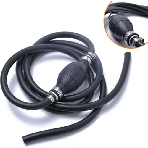 8mm Auto Hand Fuel Pump Pipe Assembly Rubber Primer Bulb For Car Boat Marine Outboard Fuel Supply System