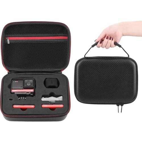 Suitcase Portable Storage Bag for Insta360 ONE R Sport Camera Wrist Carring Cases Hard Case For insta360 one r Accessories