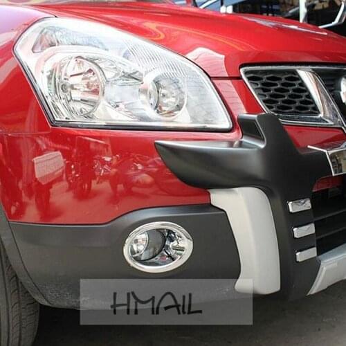 FOR NISSAN QASHQAI 2008-2015 FRONT REAR ABS chrome fog lamp cover car-styling plastic plating fog light trim protective sticker