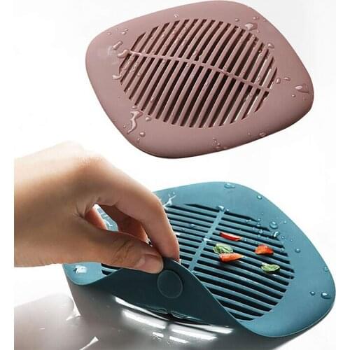 Shower Drain Covers Silicone Tube Drain Hair Catcher Stopper With Sucker For Bathroom Kitchen Ubber Bathtub Sink Strainer Plug